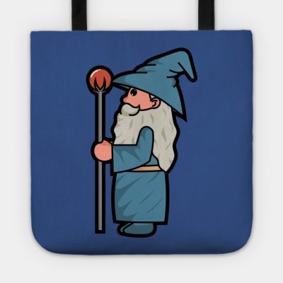 Cute Blue Wizard And The Magic Staff Tote Official Lord Of The Rings Merch