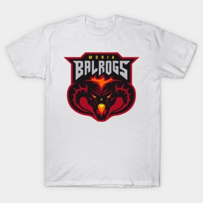 Moria Balrogs T-Shirt Official Lord Of The Rings Merch