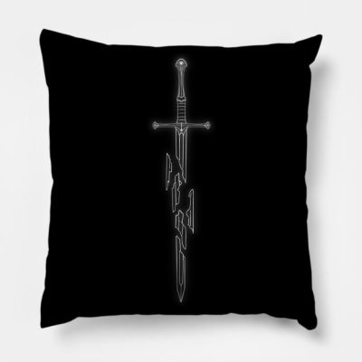 The Broken Blade Throw Pillow Official Lord Of The Rings Merch