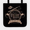 Dwarf In A Barrel Tote Official Lord Of The Rings Merch