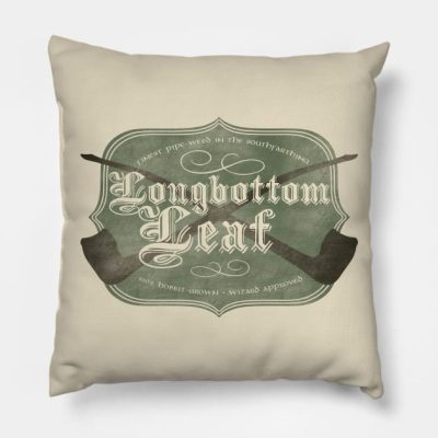 Longbottom Leaf Throw Pillow Official Lord Of The Rings Merch