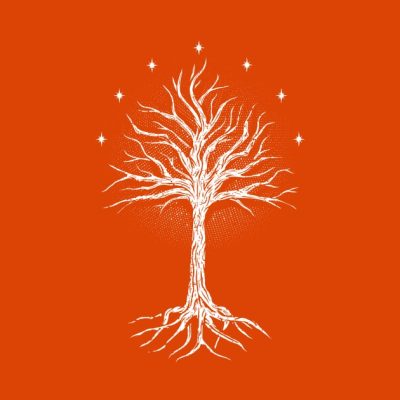 White Tree Of Gondor T-Shirt Official Lord Of The Rings Merch