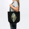 Kings By The River Digital Art Diamond Frame Black Tote Official Lord Of The Rings Merch