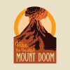 Hike The Beautiful Mount Doom Lord Of The Rings Na Throw Pillow Official Lord Of The Rings Merch