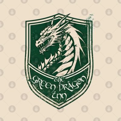 The Green Dragon Inn Shield Logo Fantasy Phone Case Official Lord Of The Rings Merch