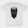 The Evil On Chest And Back Meu T-Shirt Official Lord Of The Rings Merch