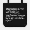 Home Is Behind Tote Official Lord Of The Rings Merch