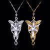 Fashion Lord of The Rings Elf Princess Twilight Star Necklace Delicate Men and Women Crystal Pendant - Lord Of The Rings Merch