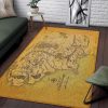 Lord Of The Rings Map Of Middle Earth Area carpet Rug - Lord Of The Rings Merch