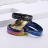 Lord of The Finger Rings Movie with The Same Inside and Outside 3D Engraving Spanish Sanskrit 2 - Lord Of The Rings Merch