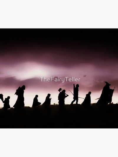 The Fellowship Silhouette Tapestry Official Lord Of The Rings Merch