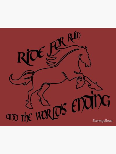 Ride For Ruin Tapestry Official Lord Of The Rings Merch