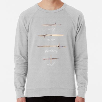 Swords - Sting - Orcrist - Glamdring - Narsil - Fantasy Sweatshirt Official Lord Of The Rings Merch