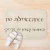 No Admittance Except On Party Business Bath Mat Official Lord Of The Rings Merch