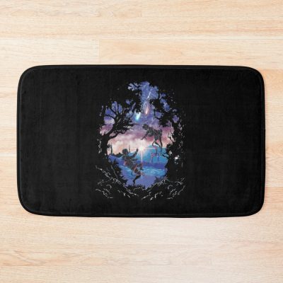 Two Kids Playing Bath Mat Official Lord Of The Rings Merch