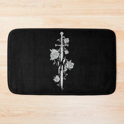 White Flower Bath Mat Official Lord Of The Rings Merch