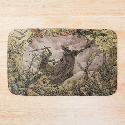 Eowyn And The Witch King Of Angmar Bath Mat Official Lord Of The Rings Merch