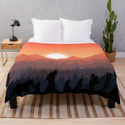 Come The Sun Throw Blanket Official Lord Of The Rings Merch