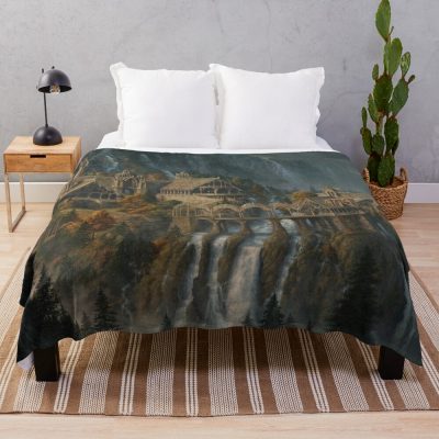 Rivendell Throw Blanket Official Lord Of The Rings Merch