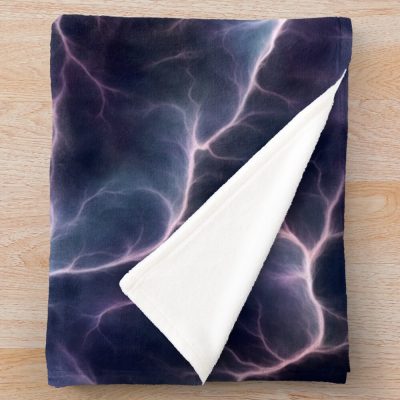 Purple Lightning Throw Blanket Official Lord Of The Rings Merch