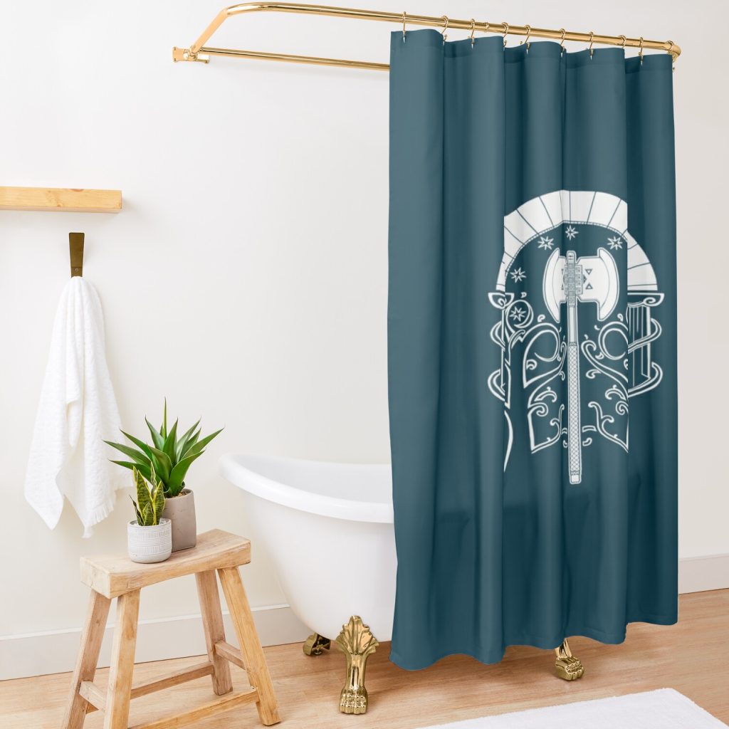 Moria Shower Curtain Official Lord Of The Rings Merch