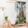 Fantasy Castle World Shower Curtain Official Lord Of The Rings Merch