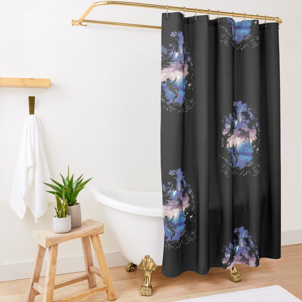 Two Kids Playing Shower Curtain Official Lord Of The Rings Merch