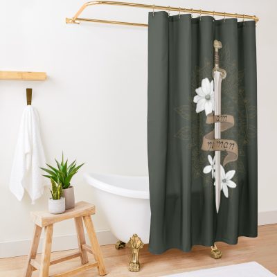 I Am No Man Shower Curtain Official Lord Of The Rings Merch