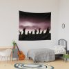 The Fellowship Silhouette Tapestry Official Lord Of The Rings Merch