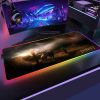 RGB Lotrs Movie Rings Mouse Pad Alfombrilla Raton Mousepad Keyboard Pad LED Mause Pad No slip 11 - Lord Of The Rings Merch