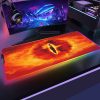 RGB Lotrs Movie Rings Mouse Pad Alfombrilla Raton Mousepad Keyboard Pad LED Mause Pad No slip 16 - Lord Of The Rings Merch