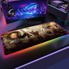 RGB Lotrs Movie Rings Mouse Pad Alfombrilla Raton Mousepad Keyboard Pad LED Mause Pad No slip 18 - Lord Of The Rings Merch