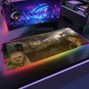 RGB Lotrs Movie Rings Mouse Pad Alfombrilla Raton Mousepad Keyboard Pad LED Mause Pad No slip 20 - Lord Of The Rings Merch