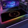 RGB Lotrs Movie Rings Mouse Pad Alfombrilla Raton Mousepad Keyboard Pad LED Mause Pad No slip 9 - Lord Of The Rings Merch