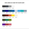 tank top color chart - Lord Of The Rings Merch