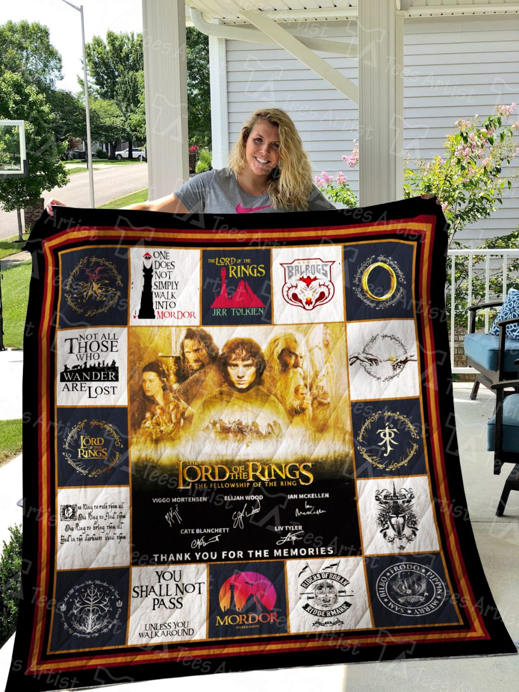 1589986927 lord of the rings quilt blanket 01555 6229DD - Lord Of The Rings Merch