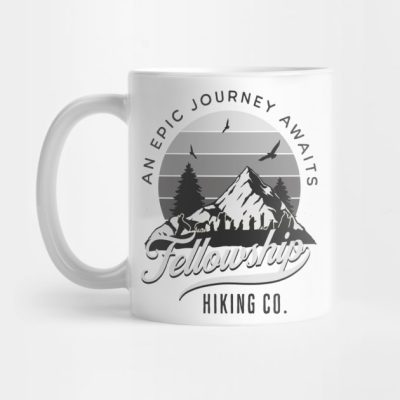 Fellowship Hiking Co An Epic Journey Awaits White  Mug Official Cow Anime Merch